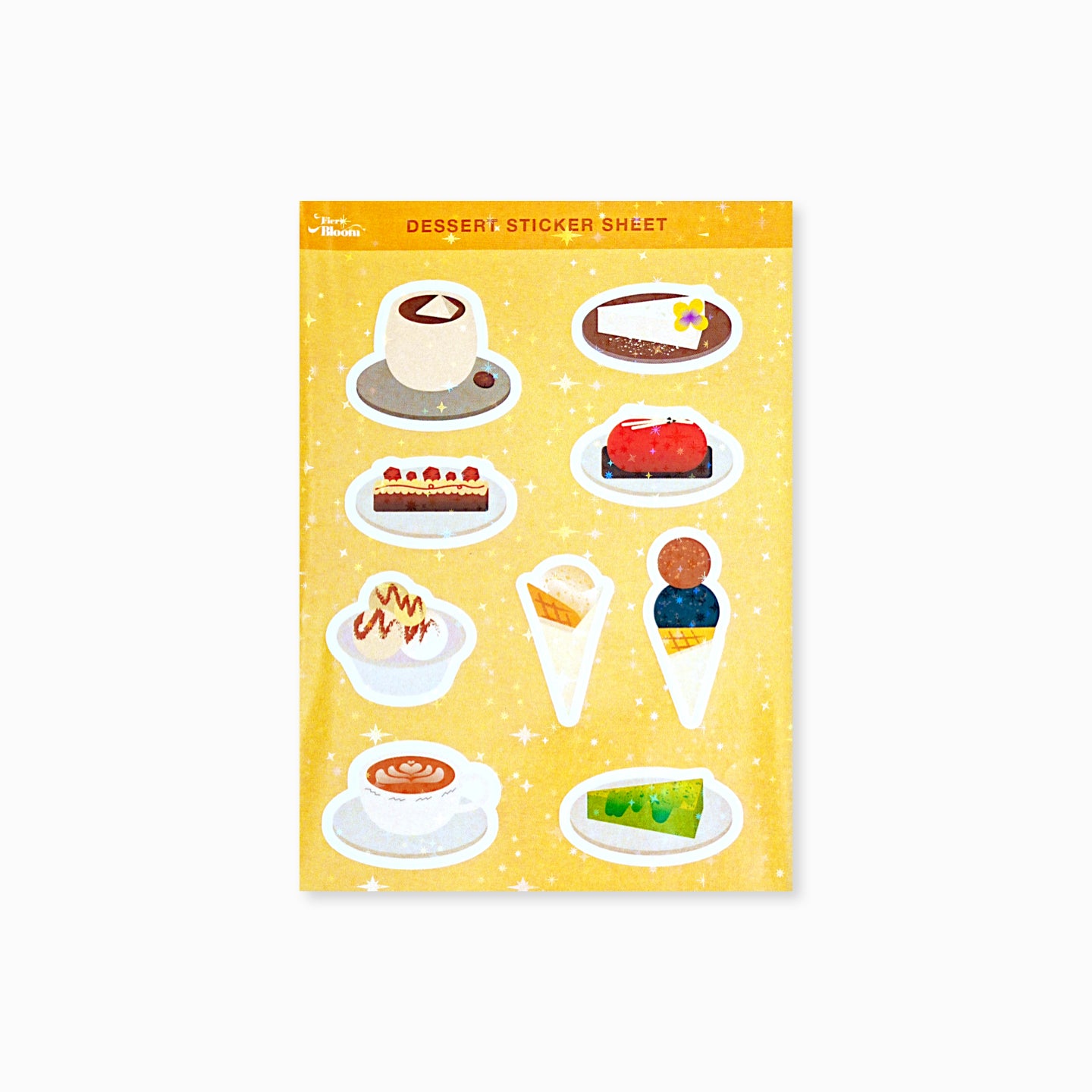 Colorful Glitter Shining Journal Sticker Sheets