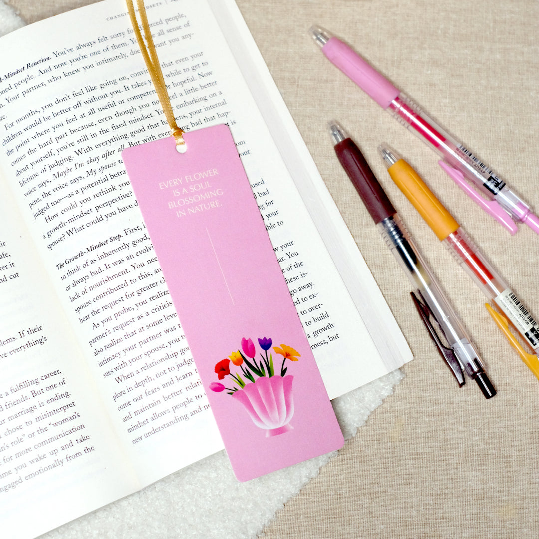 Cheerful Blossom and Dessert Bookmark Set